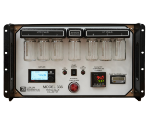 Model 336 front with vials and controls